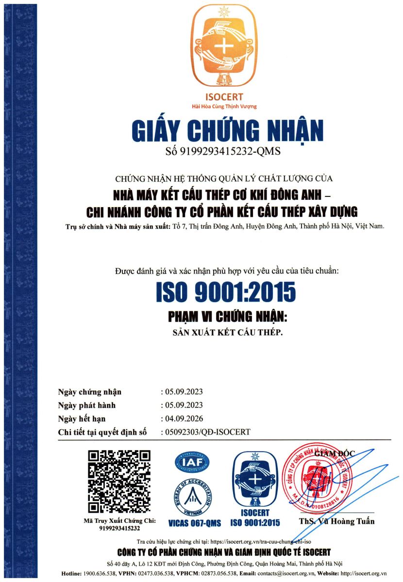 Chứng nhân ISO